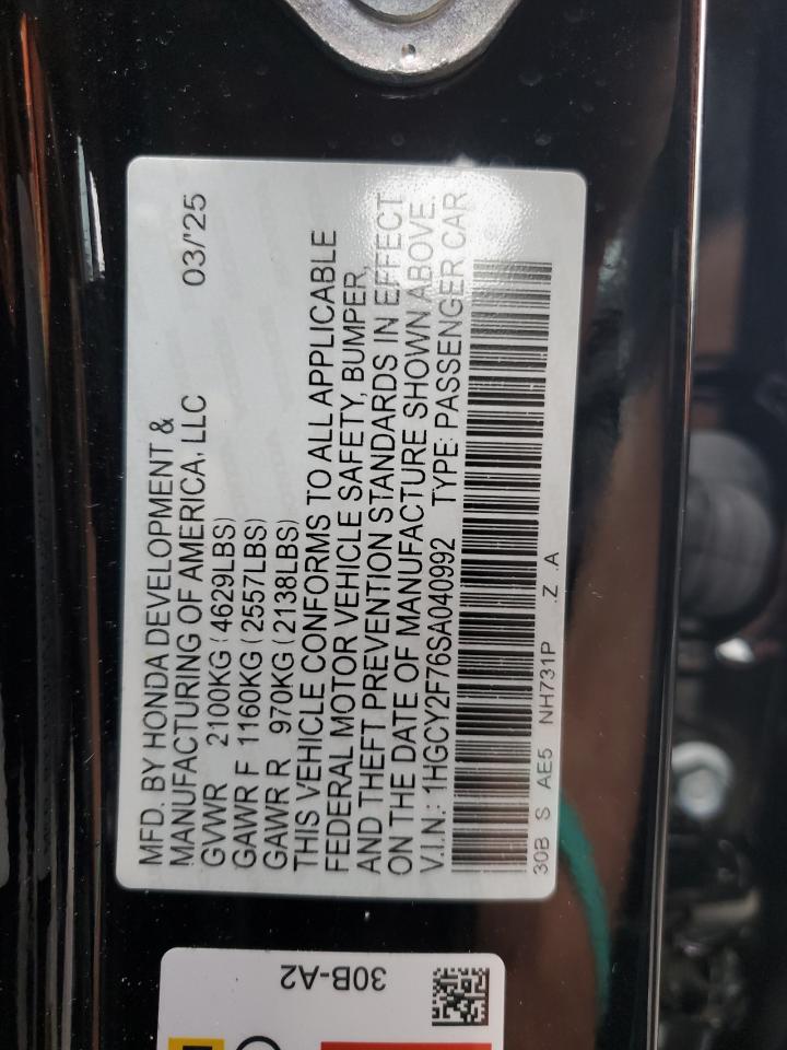 HONDA ACCORD HYBRID SPORT-L