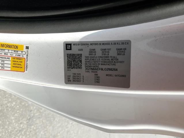 2020 GMC SIERRA C15 3GTN8AEF6LG298264