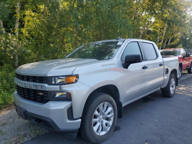 CHEV SILVERADO K1500 CUSTOM 2020 silver  gas 1GCPYBEK9LZ353611 photo #3