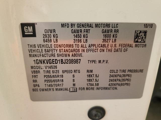 2011 CHEVROLET TRAVERSE L #3279549241