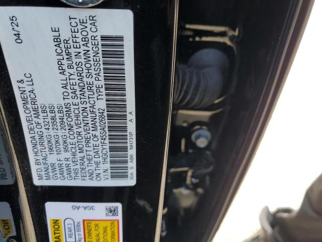 2025 HONDA ACCORD SE 1HGCY1F45SA026842