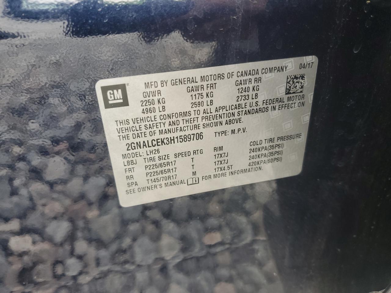 CHEVROLET EQUINOX LT