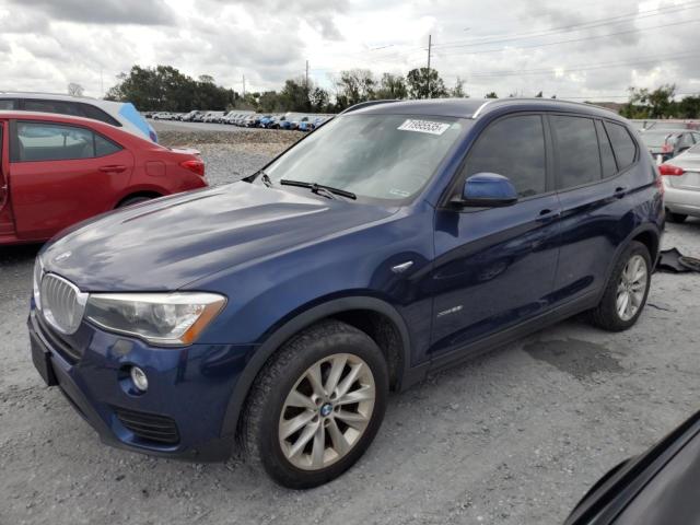 BMW X3 XDRIVE2 2015 blue  Gasoline 5UXWX9C53F0D53909 photo #1
