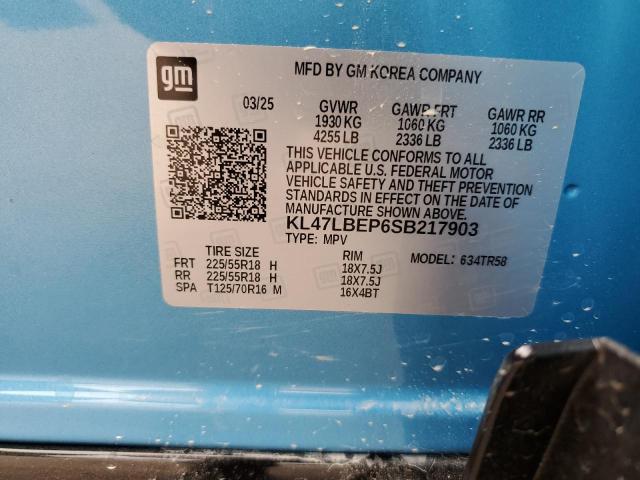 2025 BUICK ENVISTA SP KL47LBEP6SB217903