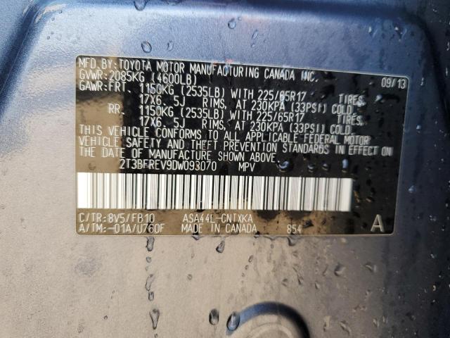 2013 TOYOTA RAV4 LE - 2T3BFREV9DW093070
