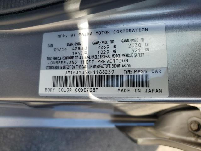 2015 MAZDA 6 SPORT JM1GJ1U5XF1188259