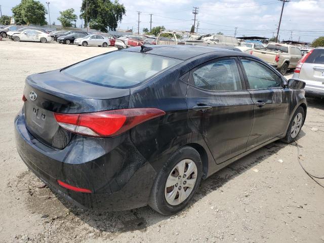 HYUNDAI ELANTRA SE 2016 black  gas KMHDH4AE6GU601634 photo #4
