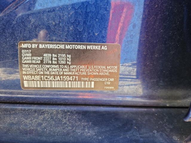 2018 BMW 330E WBA8E1C56JA159471