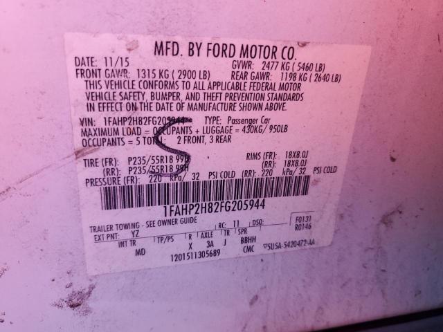 2015 FORD TAURUS SEL - 1FAHP2H82FG205944