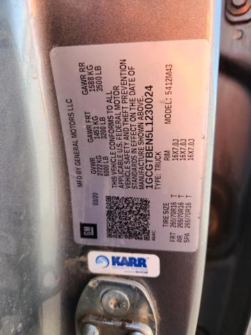 2020 CHEVROLET COLORADO #3280484126