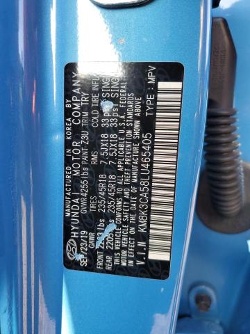 2020 HYUNDAI KONA LIMIT KM8K3CA58LU465405