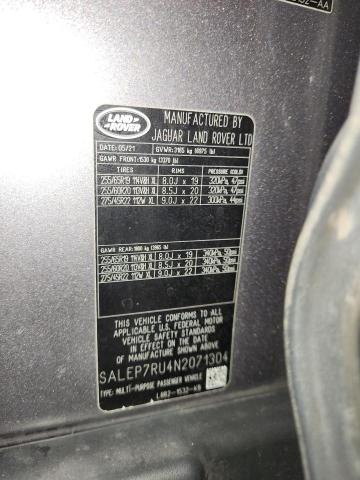 2022 LAND ROVER DEFENDER 1 SALEP7RU4N2071304