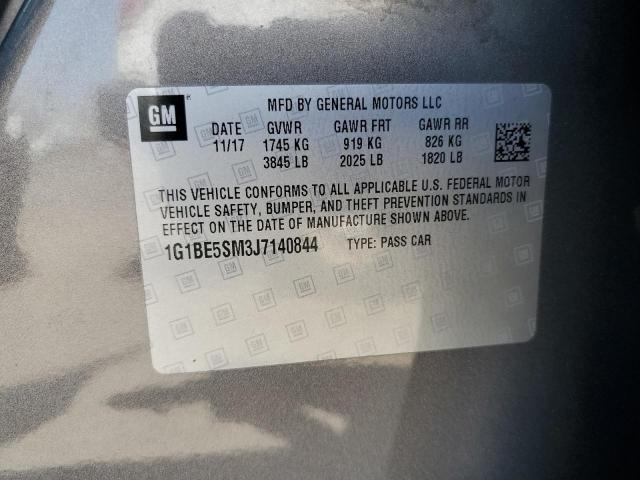 2018 CHEVROLET CRUZE LT - 1G1BE5SM3J7140844