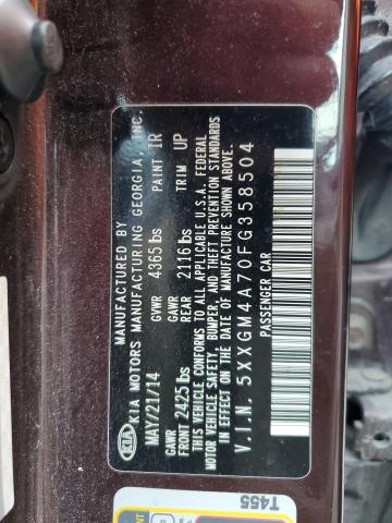 2015 KIA OPTIMA LX 5XXGM4A70FG358504
