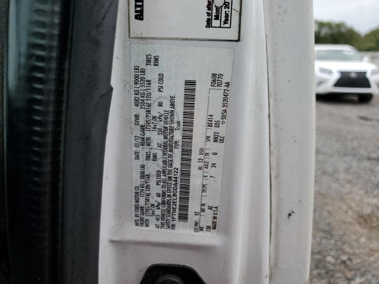 FORD ECONOLINE E250 VAN