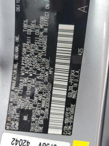 2011 TOYOTA SIENNA SPO - 5TDXK3DC6BS045507