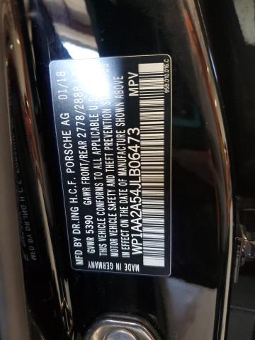 2018 PORSCHE MACAN WP1AA2A54JLB06473