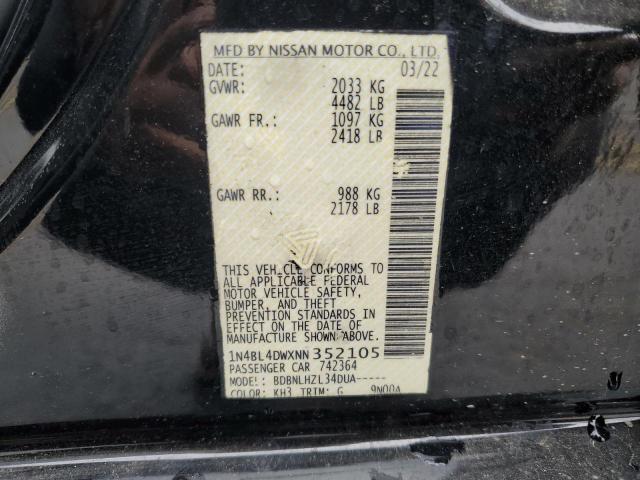 2022 NISSAN ALTIMA SV #3296431678