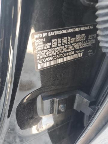 2015 BMW X3 XDRIVE2 5UXWX9C55F0D44998