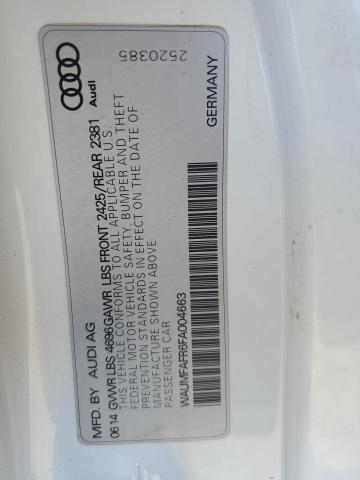 2015 AUDI A5 PREMIUM WAUMFAFR6FA004663