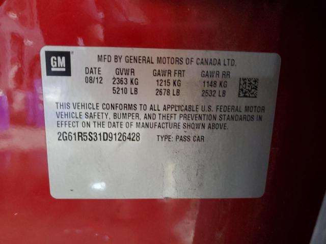 2013 CADILLAC XTS LUXURY - 2G61R5S31D9126428