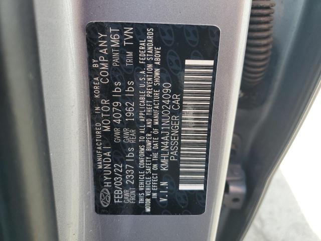 2022 HYUNDAI ELANTRA LI KMHLN4AJ1NU024090