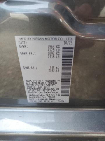 2024 NISSAN ALTIMA SV 1N4BL4DV7RN333136