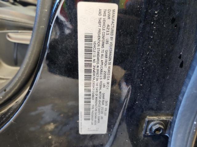 2011 VOLKSWAGEN JETTA SE - 3VWDX7AJXBM315463