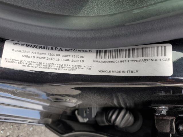 2016 MASERATI QUATTROPOR - ZAM56RRA7G1165712