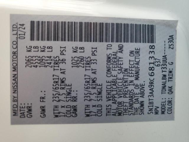 2024 NISSAN ROGUE S - 5N1BT3AA9RC681338