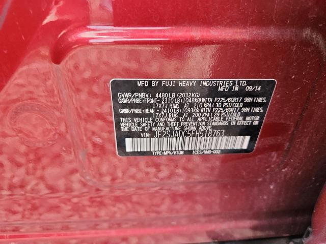 2015 SUBARU FORESTER 2 JF2SJADC5FH518763