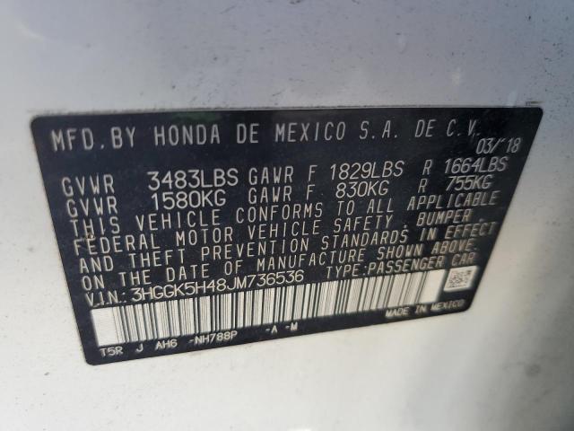 2018 HONDA FIT LX 3HGGK5H48JM736536