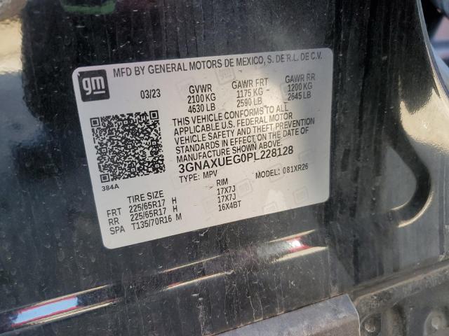 2023 CHEVROLET EQUINOX LT 3GNAXUEG0PL228128