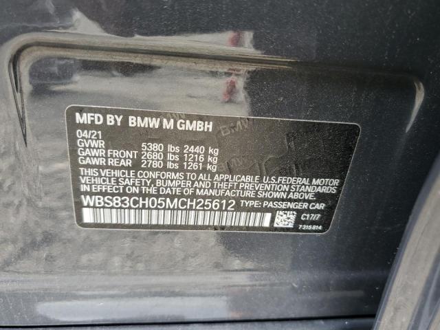 2021 BMW M5 - WBS83CH05MCH25612