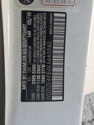 2019 MERCEDES-BENZ E 300 4MAT #3286810222