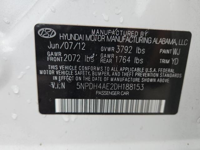 2013 HYUNDAI ELANTRA GL #3293881600