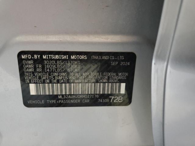 2024 MITSUBISHI MIRAGE ES ML32AUHJ0RH027176