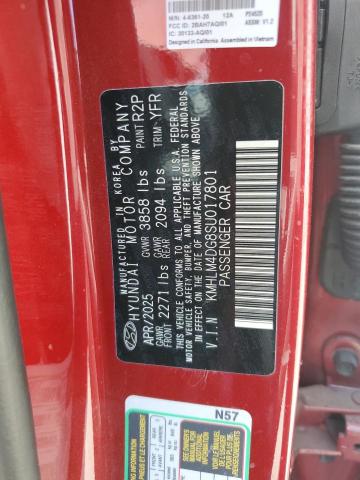 2025 HYUNDAI ELANTRA SE - KMHLM4DG8SU017801