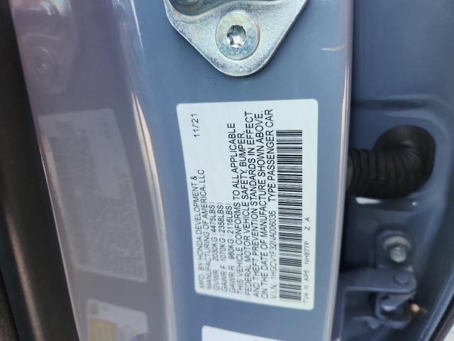 2022 HONDA ACCORD SPO 1HGCV1F32NA006035