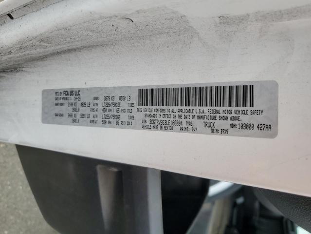 2020 RAM PROMASTER 1500 1500 HIGH 3C6TRVBG3LE106004