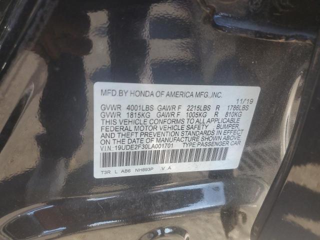 2020 ACURA ILX 19UDE2F30LA001701