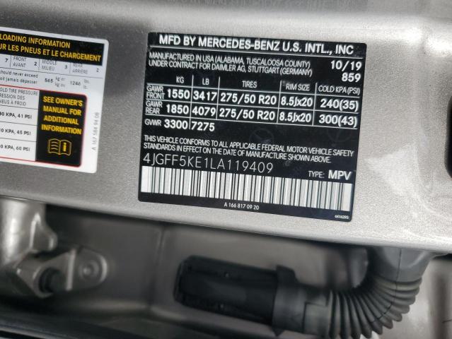 2020 MERCEDES-BENZ GLS 450 4M #3312585179