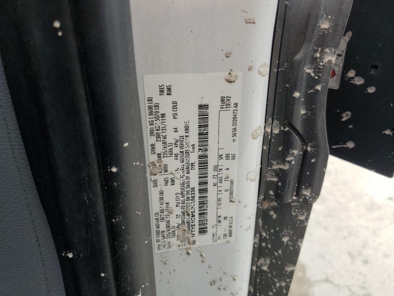 Lot #3308303202 2018 FORD TRANSIT T-