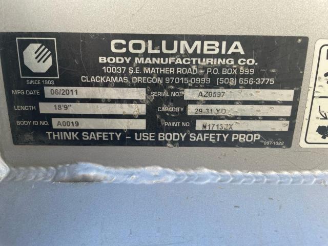 2011 COLUMBIA TANDE-BPUP #3273829406