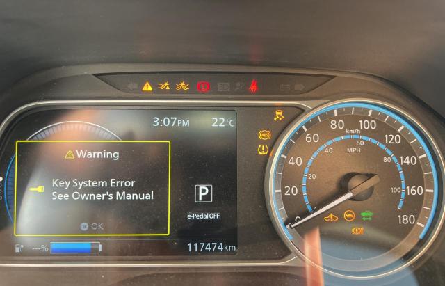 2020 NISSAN LEAF SL PL 1N4BZ1DP6LC300260
