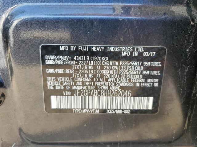 2017 SUBARU CROSSTREK PREMIUM JF2GPABC8HH262046