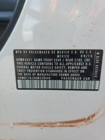 2016 VOLKSWAGEN JETTA SPOR - 3VWD17AJ6GM238549