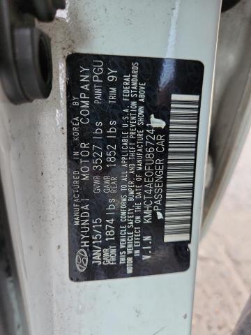 2015 HYUNDAI ACCENT GLS KMHCT4AE0FU867241