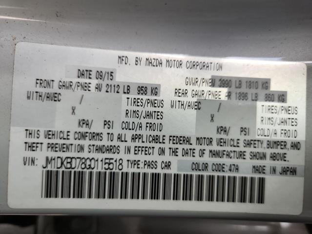 2016 MAZDA CX-3 GRAND - JM1DKBD78G0115518