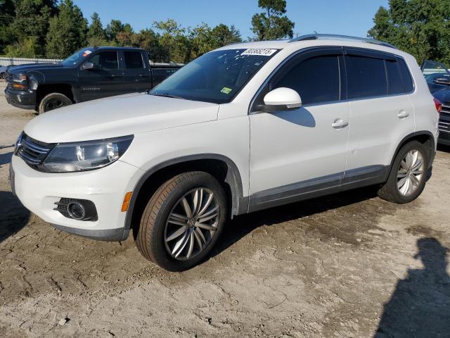 VOLKSWAGEN TIGUAN S 2014 white 4dr spor gas WVGAV3AX6EW557949 photo #1